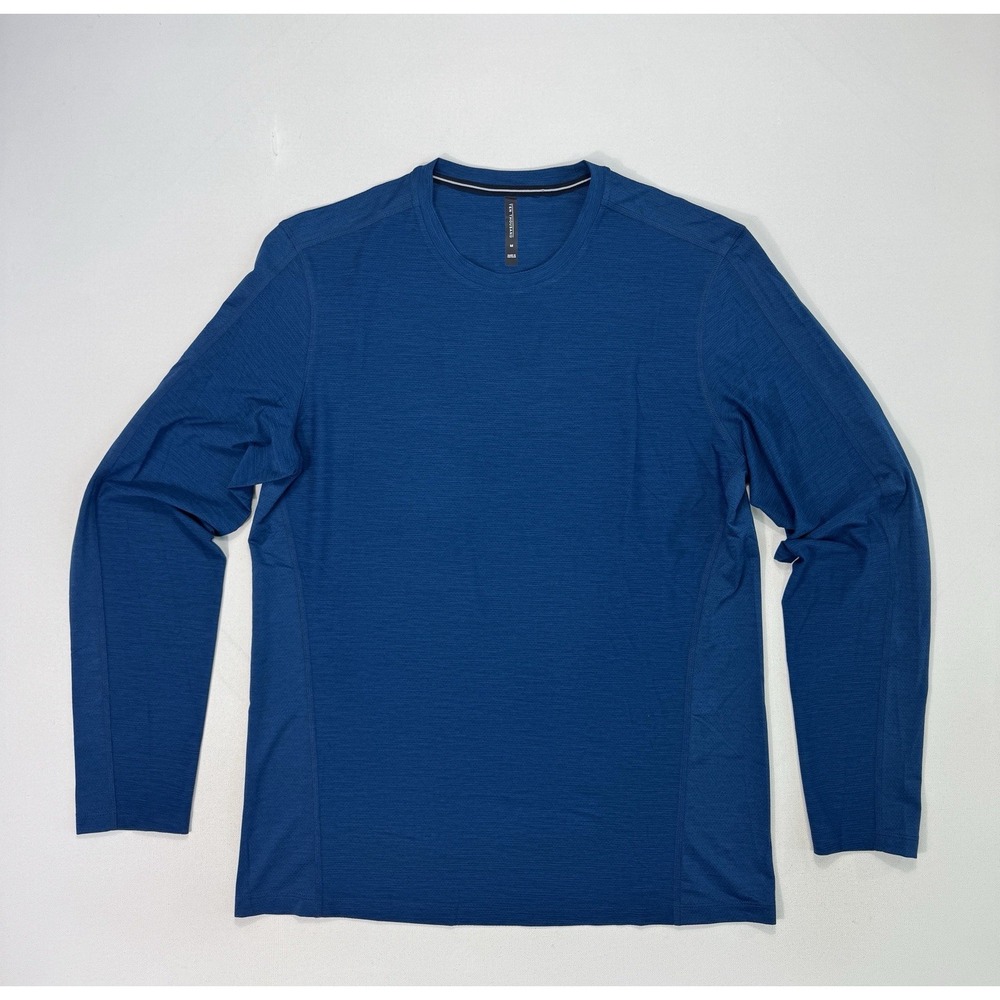 Ten Thousand Versatile Shirt Men Medium Blue LS Long Sleeve Athletic Performance